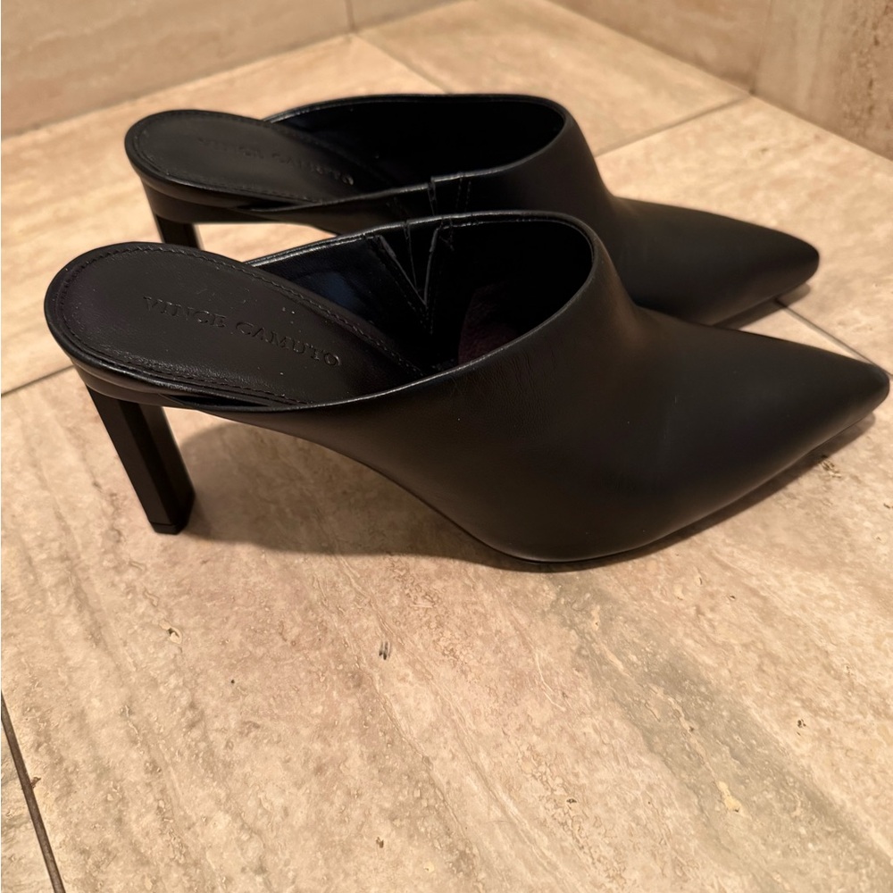 Vince Camuto Black Women's Mules